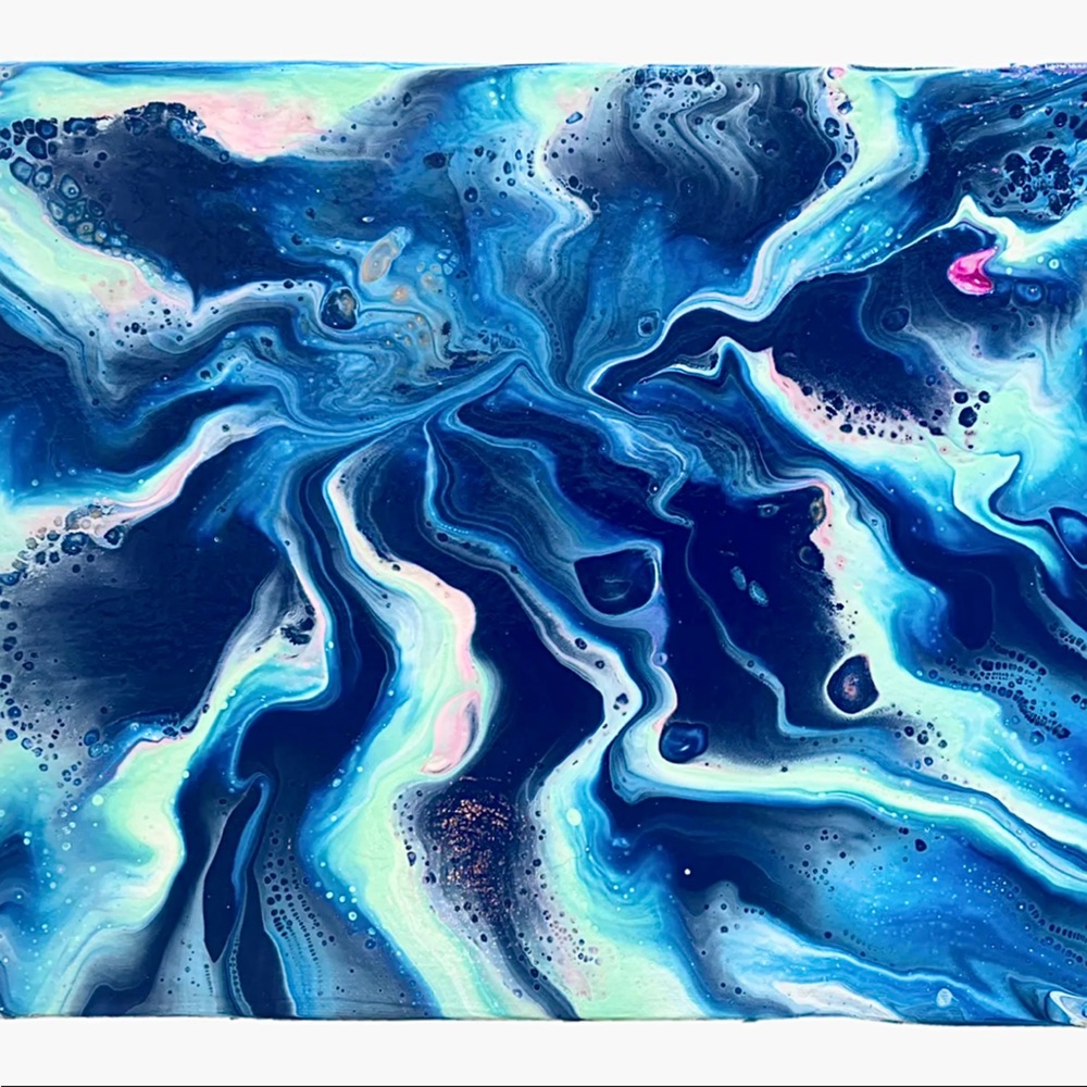 11x14” canvas abstract painting